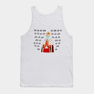 Funny Alexander Hamilton King George Da Da Da Dat Da Tank Top